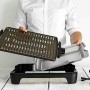 George Foreman 25850-56 Smokeless BBQ Grill, Niente Fumo per utilizzo in casa, Piastra e Vassoio Lavabili in Lavastoviglie, 1350