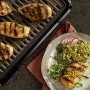 George Foreman 25850-56 Smokeless BBQ Grill, Niente Fumo per utilizzo in casa, Piastra e Vassoio Lavabili in Lavastoviglie, 1350