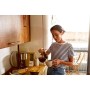 Russell Hobbs Macchina del Caffè Americano Compact Home, Caraffa in Vetro da 625 ml, corpo in Acciaio, 650W, 24210-56