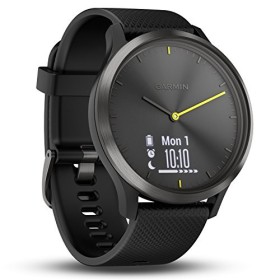 Garmin Vívomove HR Orologio Smart Analogico con Schermo LCD, Nero