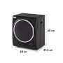 KLARSTEIN Jet Set 2500 - Asciugatrice a Evacuazione, Carico Frontale, 850 W, Posizionamento Libero/Incasso, Classe C, 2,5 kg, El
