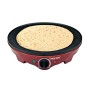 Beper Crepiera Elettrica, 1300 W, Plastica, Alluminio pressofuso, rinvestimento Antiaderente, Rosso/Nero