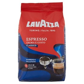 Lavazza Caffè in Grani per Macchina Espresso Crema e Gusto - 1 Kg