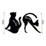 Eyeliner Cat - Set di 2 stencil per contorno ombretto, per occhi smokey e cateyes