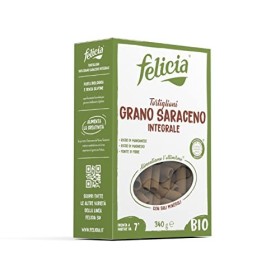 Felicia Tortiglioni Pasta di Grano Saraceno - 340 gr, Senza glutine