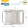 Aktive 53976 - Sedia Pieghevole Multiposizione Alluminio Beach 50x64x100 cm - Beige