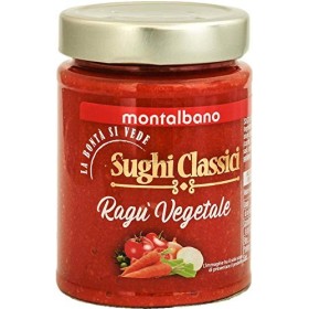 MONTALBANO Ragù Vegetale Per Pasta E Primi Piatti 6 Vasi - 1710 g