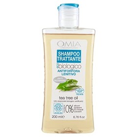 Omia Therapy Shampoo Trattante Eco Bio con Tea Tree Oil, Shampoo Antiforfora Lenitivo, 200 ml