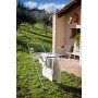 Gimi Tempo Super Stendibiancheria da Pavimento in Alluminio 100%, Stendino da 25 m, metallo