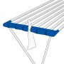 Gimi Tempo Super Stendibiancheria da Pavimento in Alluminio 100%, Stendino da 25 m, metallo