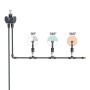 Claber 87314 Inter. MICROIRRIGATORE 90 90230, Nero/Rosso, 40x40x145 cm