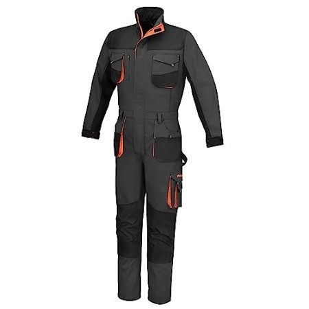 Beta 7865E M - Tuta leggera da lavoro con elastico in vita e polsini regolabili a strappo. Ampie tasche con chiusura a strappo, 
