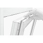 Deco Company 23-3042 Veneziane con Morsetto, Alluminio, Argento, 50 x 130 cm