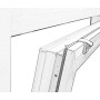 Deco Company 23-3042 Veneziane con Morsetto, Alluminio, Argento, 50 x 130 cm