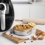 Tristar Fr-6990 Crispy Fryer XL Friggitrice ad Aria Calda, 1500 W, 3.2 Litri, 18/8 Stainless Steel