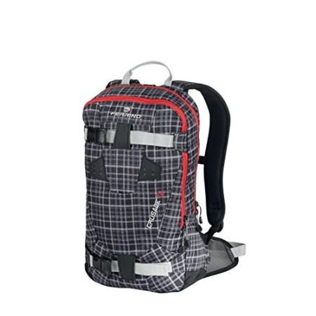 Ferrino Crusade, Zaino da Hiking con Porta Snowboard, Sci o Ciaspole Unisex, Nero, 12 Litri