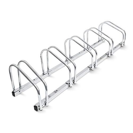 Relaxdays Parcheggio per Le Biciclette Fino a 5 Posti per Le Bici Materiale di Montaggio Incluso