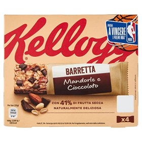 Kellogg's Barretta Mandorle e Cioccolato - 0.128 kg