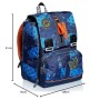 Zaino Estensibile Seven, Fly Stars, Blu, Scuola elementari e medie