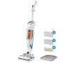 Rowenta RY7557 Clean & Steam Scopa Lavapavimenti a Vapore, Aspira e Igienizza Contemporaneamente, Elimina Germi e Batteri, 1.700