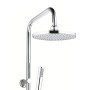Colonna Doccia Attrezzata 025 Ottone Cromato Soffione Tondo Doccetta