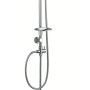 Colonna Doccia Attrezzata 025 Ottone Cromato Soffione Tondo Doccetta