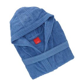 Gabel 09200 23 Accappatoio, 100% Cotone, Blue, Medium
