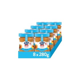 Hero Light Confettura Light Pesche senza zuccheri aggiunti - 1 Confezioni da 8 vasi x 280 gr