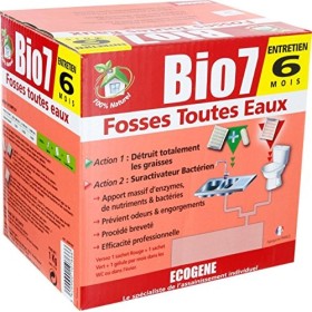 AB7 Industrie Bio 7 - Detergente per fossa biologica, 1 kg