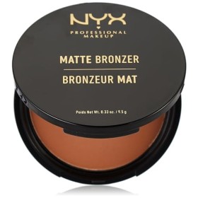 NYX Professional Makeup Matte Bronzer, Polvere compatta, Shimmer Free, Deep Tan