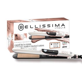 Imetec Bellissima My Pro Creativity Color Shine B22 100 Piastra per Capelli Colorati, Rivestimento in Tessuto per la Protezione 