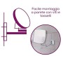 Beurer BS 89 Specchio Cosmetico Illuminato da Parete con Ingrandimento 5x