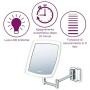 Beurer BS 89 Specchio Cosmetico Illuminato da Parete con Ingrandimento 5x