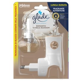 Glade Diffusore di Oli Essenziali Elettrico, Starter Set, Fragranza Romantic Vanilla Blossom, Confezione da 1 Ricarica, 20 ml