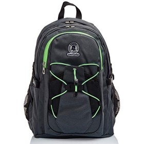 Zaino Active Invicta , Benin Eco-Material, Grigio, Sport, Scuola e Tempo Libero