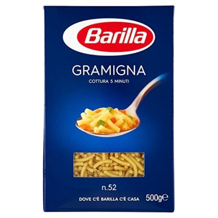 Barilla - Gramigna, Cottura 5 Minuti - 12 pezzi da 500 g [6 kg]