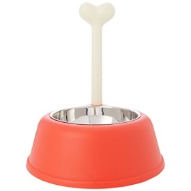 Alessi Lupita Ciotola Cani Arancione, Acciaio Inossidabile 18/10