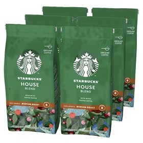 STARBUCKS HOUSE BLEND Caffè macinato dalla tostatura media 6 sacchetti da 200g