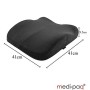 Medipaq Cuscino Memory Foam Sagomato 2 in 1 – Cuscini per Sedie, Sedili e Schienale e per Miglioramento della Postura – Idea