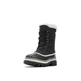 Sorel Caribou, Scarpone Invernale Donna, Nero Black Stone 011, 37.5 EU