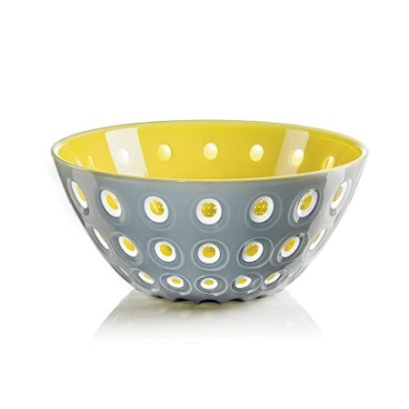 Guzzini Ciotola Le Murrine, Grigio/Giallo, Ø20 x h9 cm