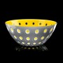 Guzzini Ciotola Le Murrine, Grigio/Giallo, Ø20 x h9 cm