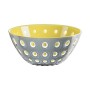Guzzini Ciotola Le Murrine, Grigio/Giallo, Ø20 x h9 cm
