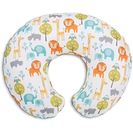Chicco 08079902430000 Boppy Cuscino Allattamento, 0m+, Peaceful Jungle