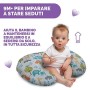 Chicco 08079902430000 Boppy Cuscino Allattamento, 0m+, Peaceful Jungle