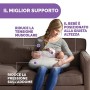 Chicco 08079902430000 Boppy Cuscino Allattamento, 0m+, Peaceful Jungle