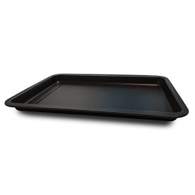 Guardini Pizza&Mania, Teglia Rettangolare 26x37cm, Acciaio con rivestimento antiaderente, Colore nero