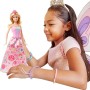 Barbie- Fairytale Dress Up Bambola con 3 Completini da Favola di Principessa, Sirena e Fatina, Multicolore, DHC39