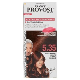 Franck Provost Colorazione Permanente Capelli, Tinta Copertura Ottima, Colore Professionale, 5.35 Castano Chiaro Dorato Mogano