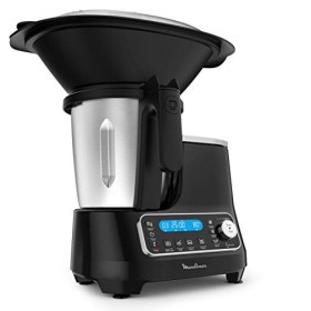 Moulinex HF4568K ClickChef, Robot da Cucina, Ricette pronte in 2 click, 5 programmi automatici e modalità manuale, 7 accessori,